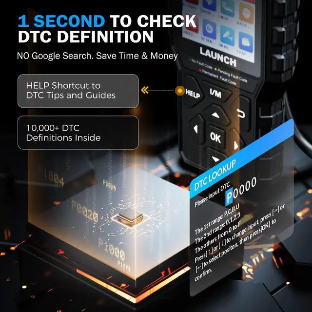 Alt view image 4 of 7 - CR529 OBD2 Diagnostic Scan Tool Code Reader for Car After 1996
