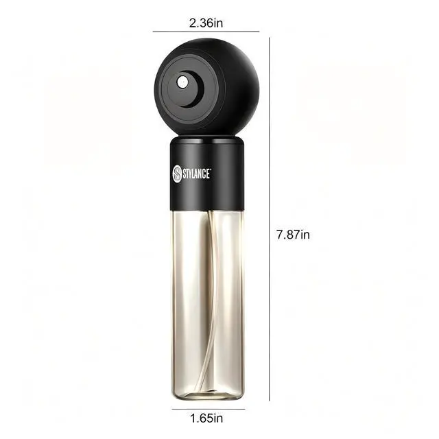 Alt view image 2 of 7 - Cordless Mini Nano Mister, Handheld Portable Facial Mist Sprayer,Type-C Rechargeable for Barbers, Salon, Home Use,120ML Visual Water Tank