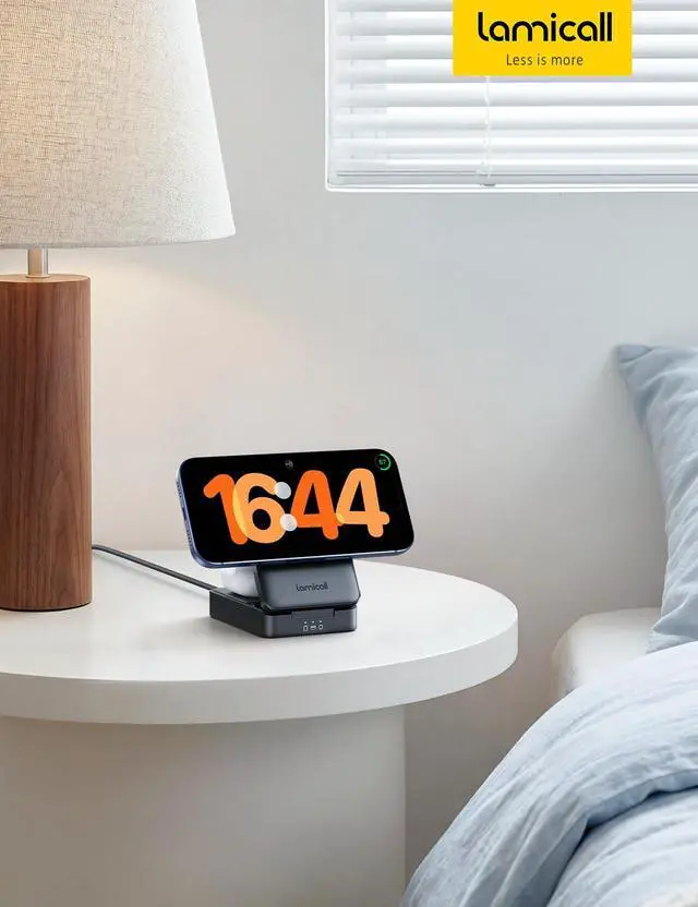 Alt view image 7 of 7 - 3-in-1 Foldable Charging Station for Apple MagSafe