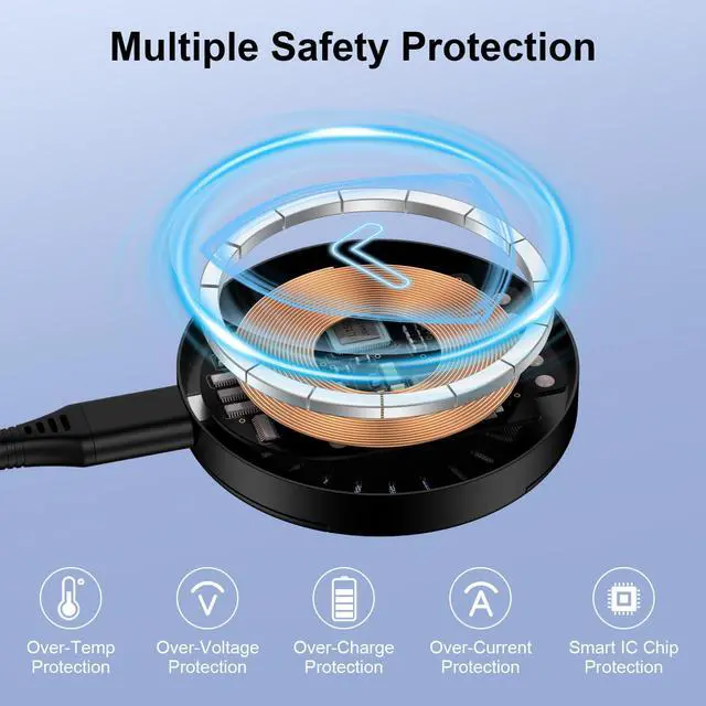 Alt view image 6 of 7 - 25W MagSafe Charger Samsung S26 Ultra Magnetic Wireless Phone Charger