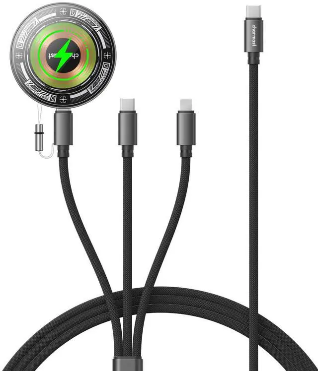 Main image of 5-in-1 Charging Cable with Magnetic Wireless Charger