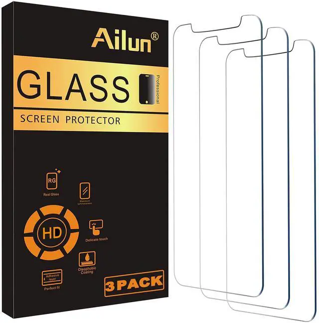 Main image of 3 Pack Screen Protector for iPhone 12 / iPhone 12 Pro, Tempered Glass