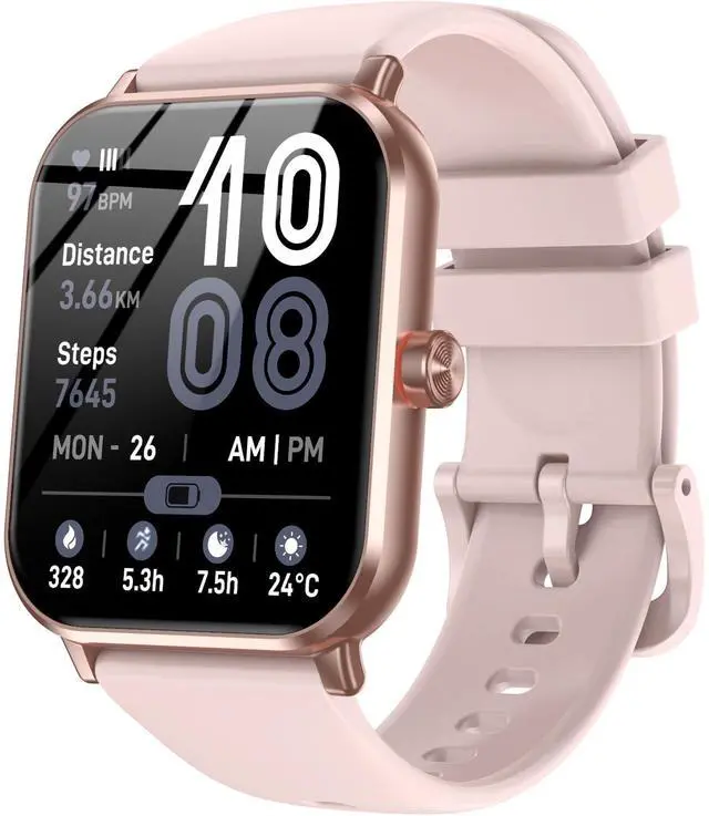 Main image of Smart Watch for Men Women, 1.83" HD Touch Screen Smartwatch with Bluetooth Call, 5 ATM Waterproof, 130+ Sport Modes Fitness Tracker Heart Rate Sleep Monitor Pedometer, Compatible with Android iPhone
