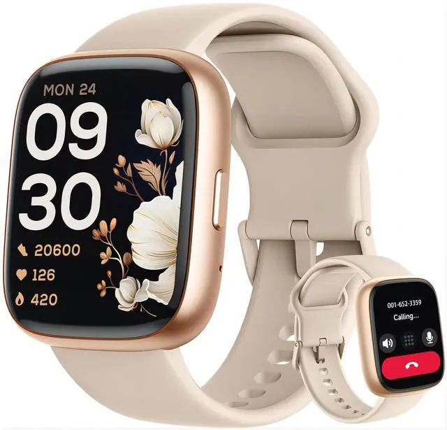 Main image of Smart Watch, Alexa Built-in, Answer/Make Calls 44mm Smartwatch Women Men, 1.83" Sports Watch IP68 Waterproof, Heart Rate SpO2 Sleep Stress Monitor, Step Counter Watch for Android & iOS Phone