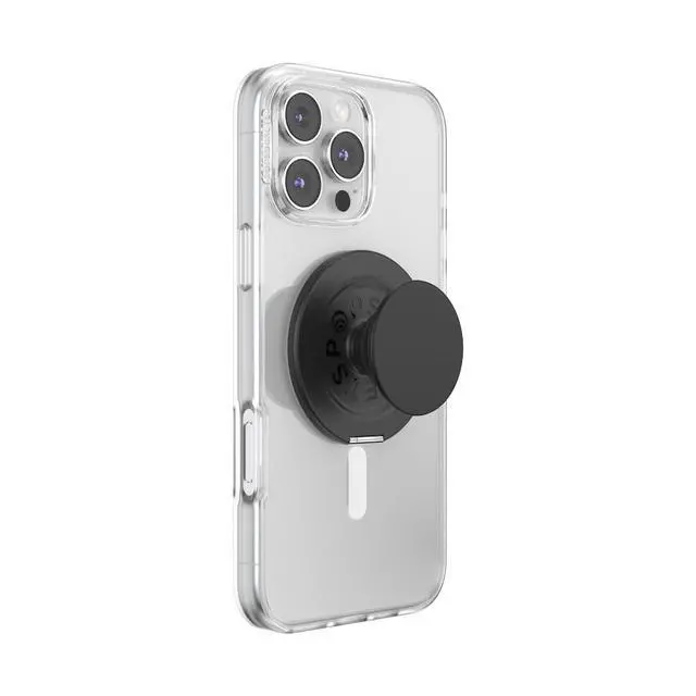 Alt view image 3 of 7 - Kick-Out Grip for MagSafe, Adjustable Kickstand for Portrait or Landscape, Magnetic Stand - Black