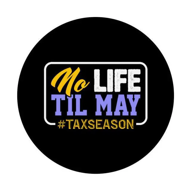 Alt view image 3 of 6 - Tax Season Cute Accountant CPA Bookkeeper Funny Gift PopSockets PopGrip: Swappable Grip for Phones & Tablets