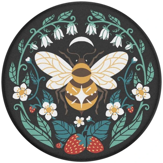 Alt view image 5 of 7 - Adhesive Phone Grip, Holder, Phone Stand, Bee - Bee Boho