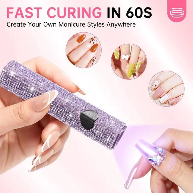 Alt view image 5 of 7 - UV Light for Gel Nails, Handheld UV Nail Lamp