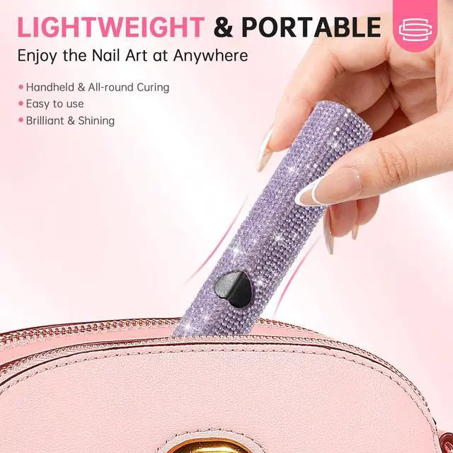 Alt view image 6 of 7 - UV Light for Gel Nails, Handheld UV Nail Lamp