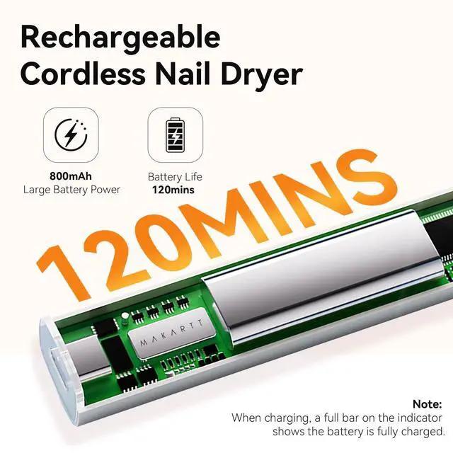 Alt view image 2 of 7 - Handheld LED Nail Lamp with Painless Mode for Curing Builder Gel