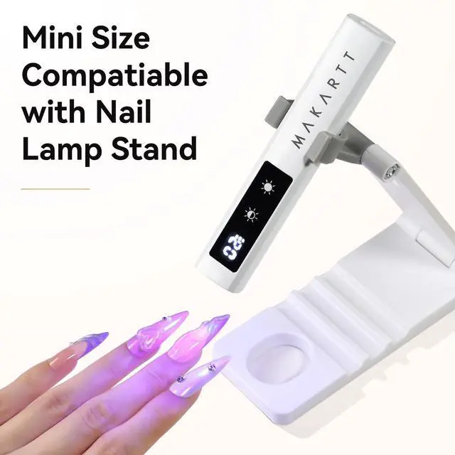 Alt view image 7 of 7 - Handheld LED Nail Lamp with Painless Mode for Curing Builder Gel
