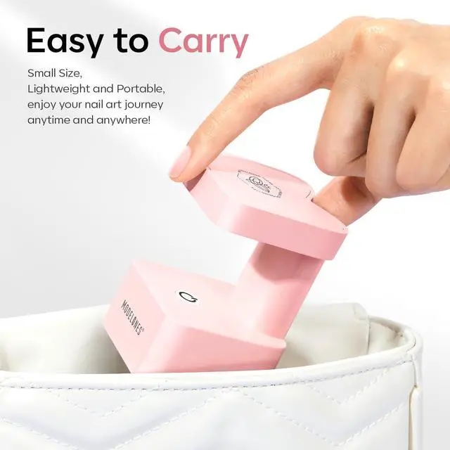 Alt view image 5 of 6 - Mini UV Light for Gel Nails Flash Curing 2 Timers