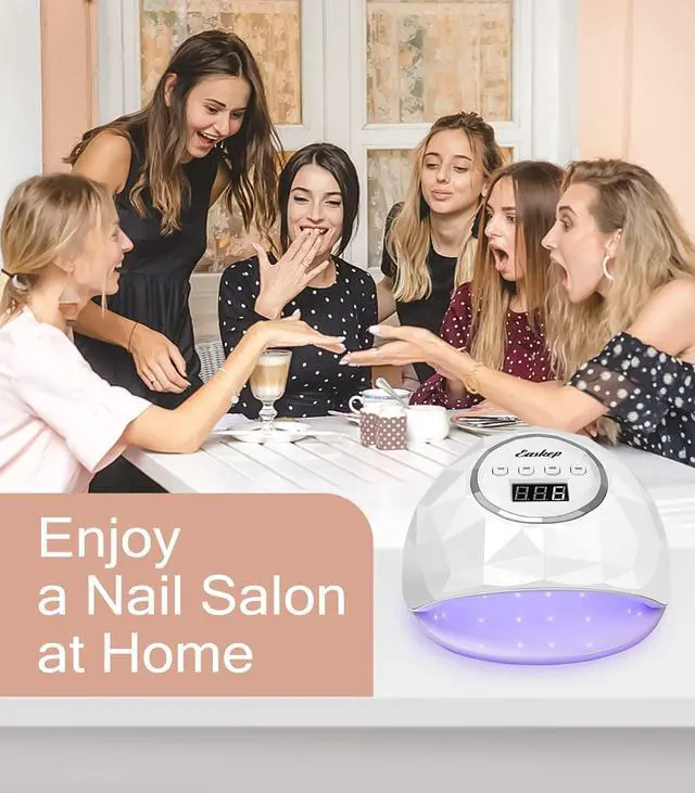 Alt view image 6 of 7 - UV LED Nail Lamp - 86W Nail Dryer UV Light for Nails Eyes Protection UV Lamp for Gel Nails Gel Nail Polish Curing Dryer for Home and Salon