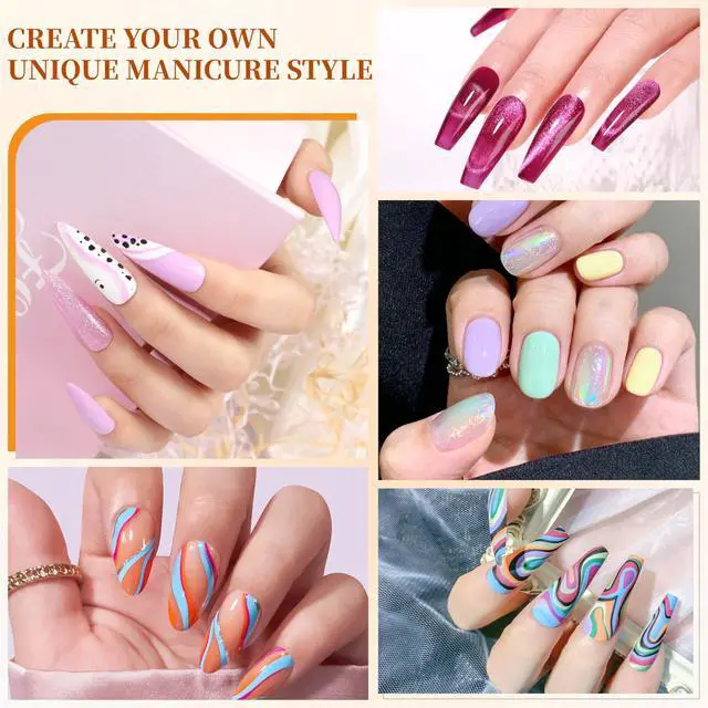 Alt view image 2 of 7 - NAIL POLISH KIT with U V Lamp and Drill Starter Kit 36 Colors Gel Nail Polish Nail Art Gel Manicure Kit