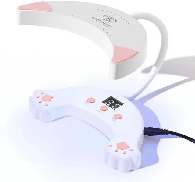 Main image of UV Light for Gel Nails, Gooseneck UV LED Nail Lamp White