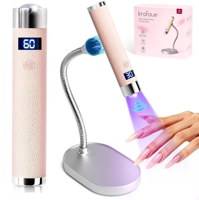 Main image of Handheld UV Lamp with Auto-Sensor, Rechargeable Nail Dryer