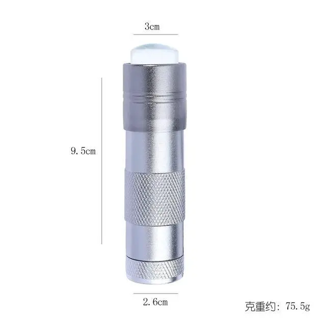 Alt view image 6 of 7 - Handheld Nails Art UV Press Light, UV Lamp with French Nail Stamper Head