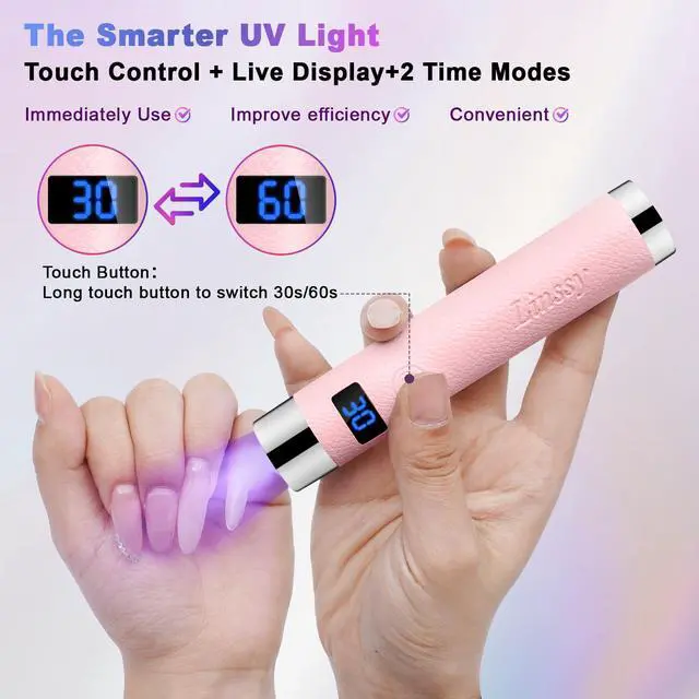 Alt view image 4 of 7 - Mini UV Light for Gel Nails,Auto Sensor & Magnetic Stand,Flash Cure