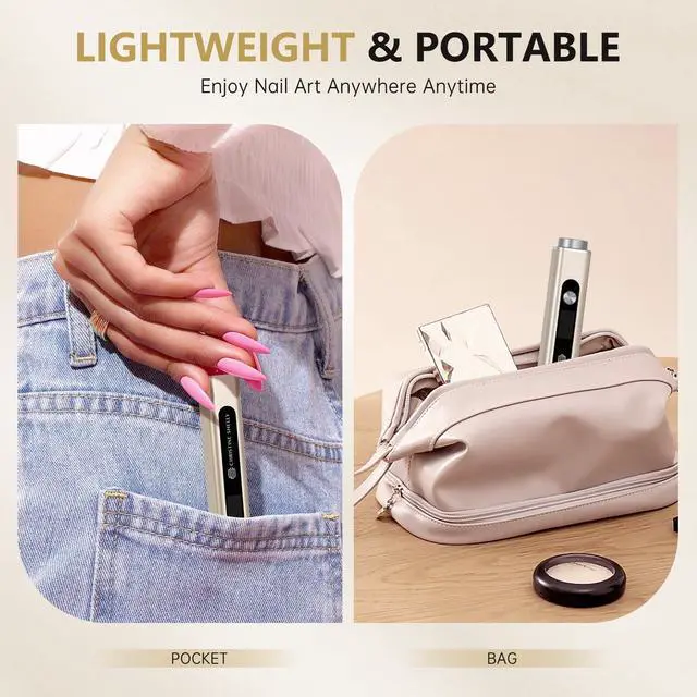 Alt view image 6 of 7 - Flash Cure Nail Lamp, 3 in 1 UV Nail Lamp Handheld UV Light for Gel Nails
