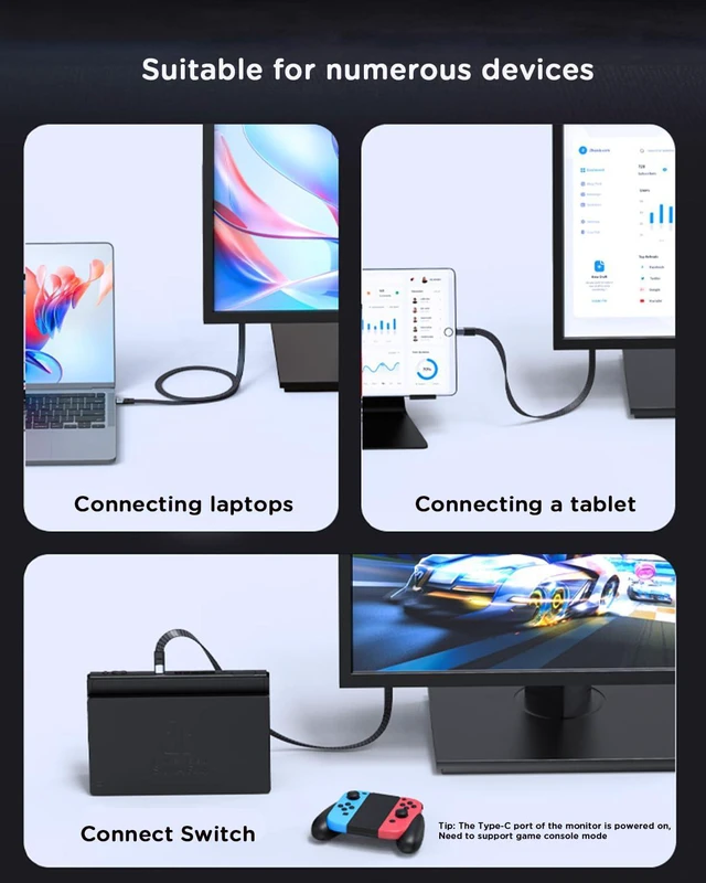 Alt view image 7 of 7 - Short USB C Cable Flat 20CM/8inch, Thunderbolt 4 USB 4 Cable,TYPE-C C to C cable with 40Gbps Data Transfer 240W PD Fast Charging 8K@60Hz, Compatible for iPhone 15 Pro Max, External SSD, MacBookIpad