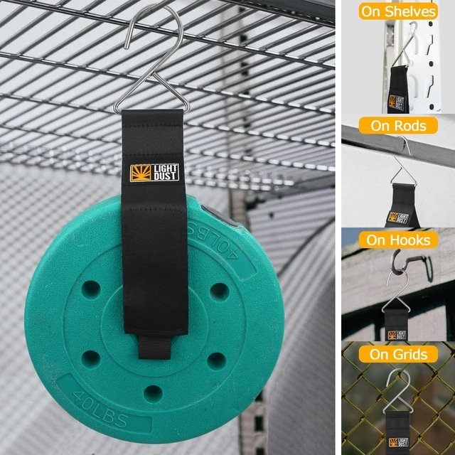 Alt view image 2 of 7 - Heavy Duty Storage Straps 10 Pack Triangle Hook Hanging Straps for Garage | 15" 22" Garage Straps with Hooks, Extension Cord Hose Storage Organizer Hanging Cord Holders for Garage Shop RV Shed Camping