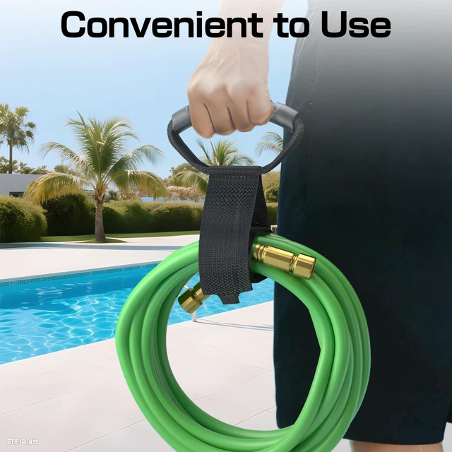 Alt view image 3 of 6 - Extension Cord Storage Straps 26", 2 Pack, Black | Easy-Carry with Handle, Heavy Duty Hook and Loop, Cord Organizer, For Garage Hose, Garden Pool Hoses, Cables