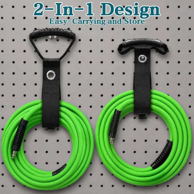 Alt view image 5 of 7 - Extension Cord Holder, 28" Heavy-Duty Storage Straps with 6 Pack | Wrap & Hang, Tangle-Fre, Reusable, Adjustable, Hook & Loop, Assorted Sizes, Cable Organizer For Warehouse, Garage, Workshop