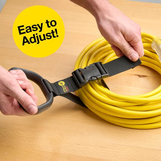 Alt view image 5 of 7 - Wrap-It Storage Straps - 15" (3-Pack) | Extension Cord Holder Hose Storage Carrying Straps for RV and Accessories Organization