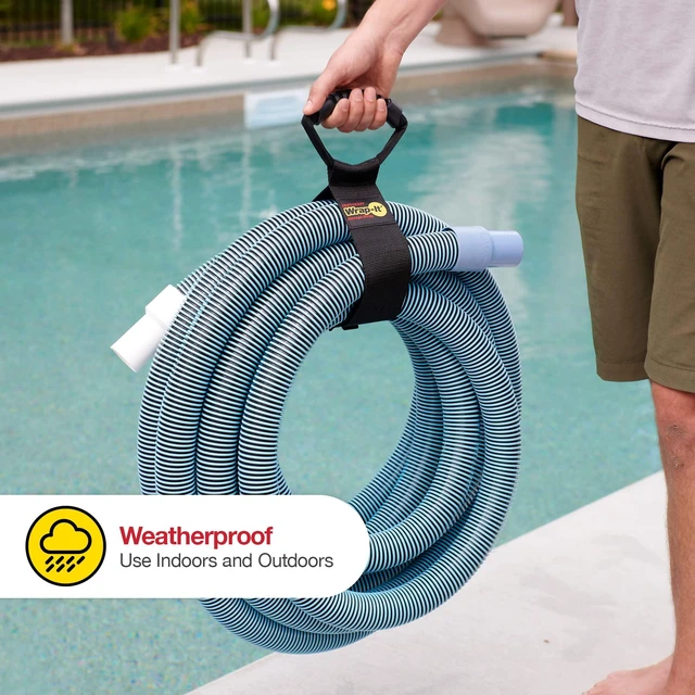 Alt view image 2 of 7 - Easy-Carry Straps - 28" (2-Pack) | Heavy-Duty Extension Cord Carrying Strap, Organizer with Handle for Pool, Boat, RV, Garden Hoses, Cords, and Cables