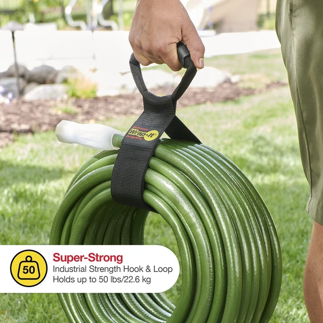 Alt view image 4 of 7 - Easy-Carry Straps - 28" (2-Pack) | Heavy-Duty Extension Cord Carrying Strap, Organizer with Handle for Pool, Boat, RV, Garden Hoses, Cords, and Cables