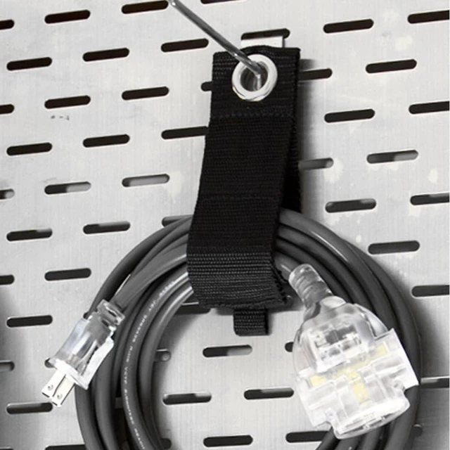 Alt view image 4 of 6 - Heavy-Duty Storage Straps - 9 Pack Hook and Loop Hanging Extension Tool Cord Straps Organizer for Cable Management, Rope, Hoses, RV and Garage Organization - includ 10-inch/13-inch /17-inch