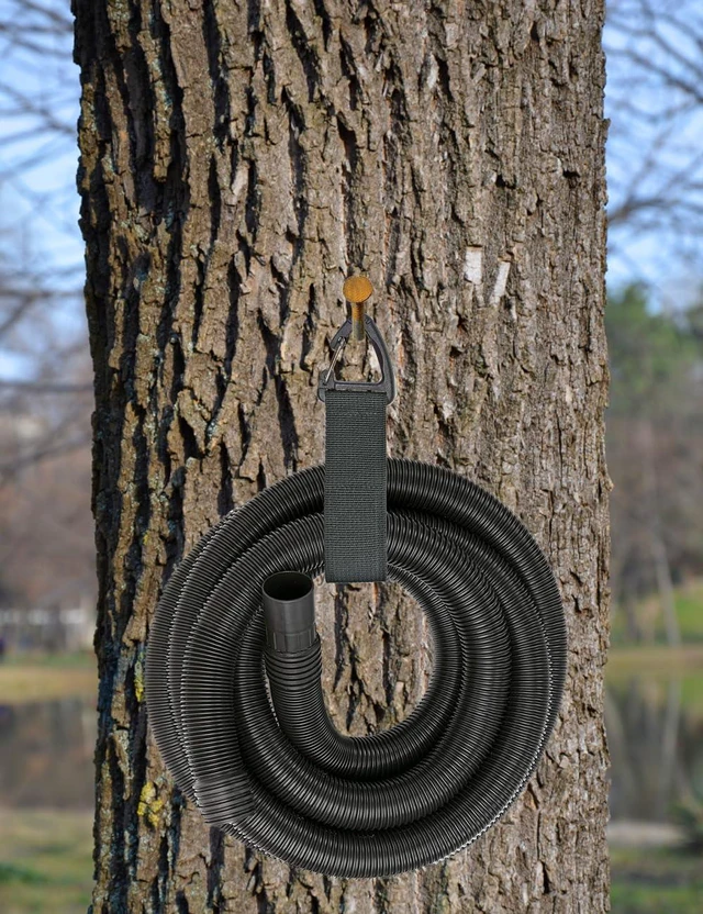 Alt view image 7 of 7 - Hose Straps, Hose Ties with Carabiner, Extension Cord Organizer | 4 Pack,22-Inch Extension Cord Strap, Garden Hose Wrap, Air Hose Holder, For Shed, Garage, House, Yard, Storage, Workshop