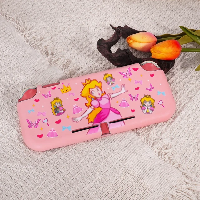 Alt view image 4 of 6 - Protective Case for Switch Lite, Soft Cover Shock Absorption Anti-Scratch Shell with Cute Pattern, Pink Princess