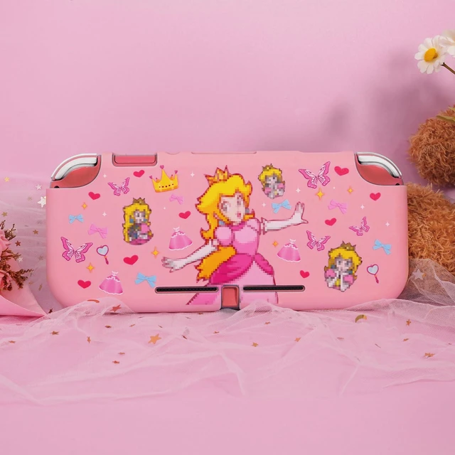 Alt view image 5 of 6 - Protective Case for Switch Lite, Soft Cover Shock Absorption Anti-Scratch Shell with Cute Pattern, Pink Princess