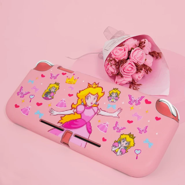 Alt view image 6 of 6 - Protective Case for Switch Lite, Soft Cover Shock Absorption Anti-Scratch Shell with Cute Pattern, Pink Princess