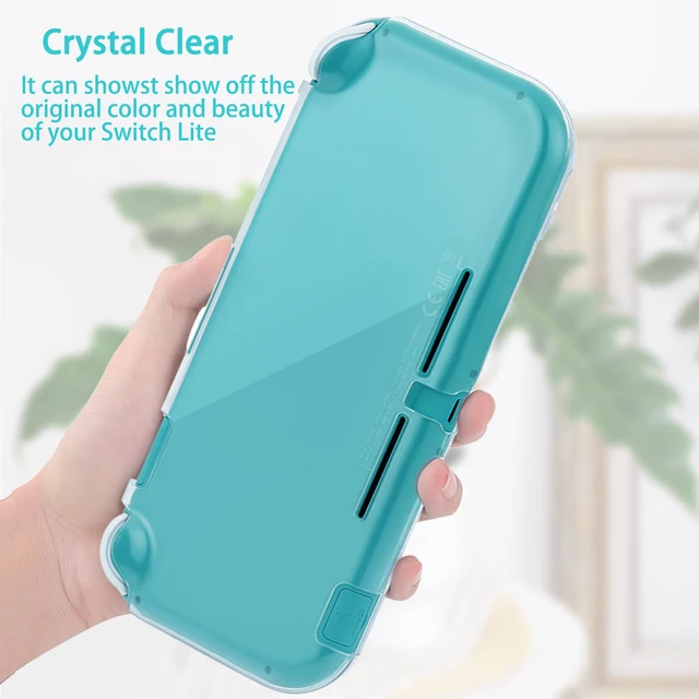 Alt view image 4 of 6 - Clear Case for Switch Lite, Durable Clear Cover with Shock-Absorbent & Anti-Scratch Switch Lite Accessories Slim Skin Shell, Transparent