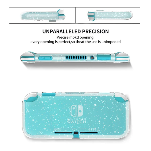 Alt view image 2 of 6 - Switch Lite 2019 Protective Case Compatible with Nintendo Switch Lite, Glitter Bling Soft TPU Cover with 2 Pack Screen Protectors