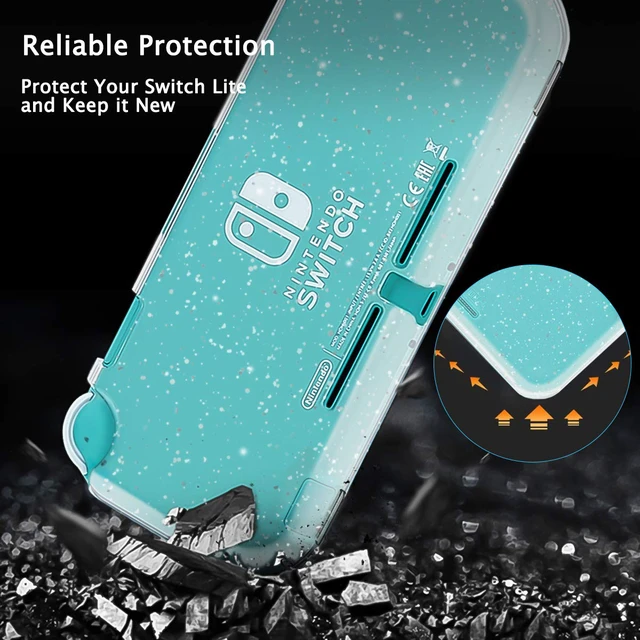 Alt view image 5 of 6 - Switch Lite 2019 Protective Case Compatible with Nintendo Switch Lite, Glitter Bling Soft TPU Cover with 2 Pack Screen Protectors