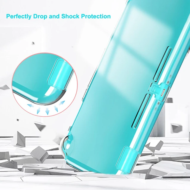 Alt view image 3 of 7 - Protective Case for Nintendo Switch Lite, Portable Clear Switch Lite Case | Durable Slim Shell Protector for Nintendo Switch Lite Case Shockproof & Scratch-resistant TPU Cover for Gift, Transparent