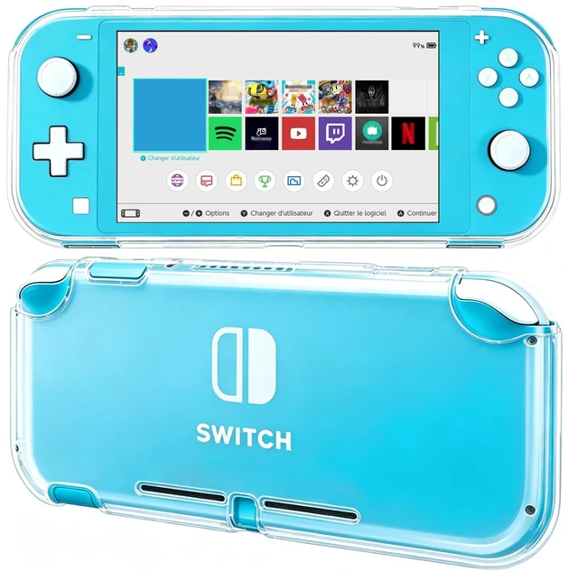 Main image of Protective Case for Nintendo Switch Lite, Portable Clear Switch Lite Case | Durable Slim Shell Protector for Nintendo Switch Lite Case Shockproof & Scratch-resistant TPU Cover for Gift, Transparent