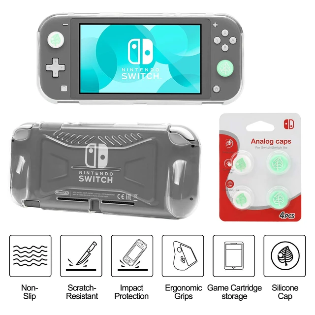 Alt view image 5 of 7 - Switch Lite Case 16-in-1 Accessories Bundle for Nintendo Switch Lite | Carrying Case,TPU Case Cover with Screen Protector,Charging Dock,Playstand, Game Card Case, USB Cable, Stylus,Thumb Grip Caps