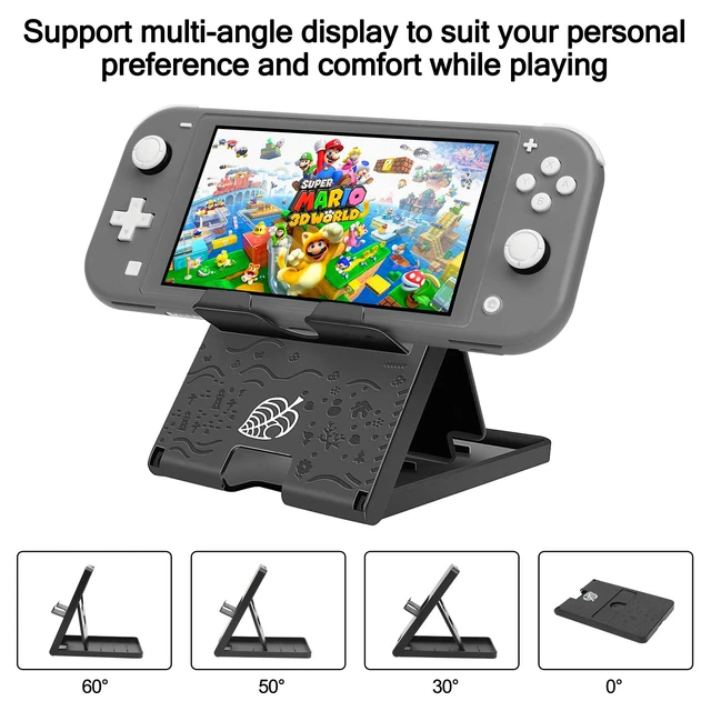 Alt view image 7 of 7 - Switch Lite Case 16-in-1 Accessories Bundle for Nintendo Switch Lite | Carrying Case,TPU Case Cover with Screen Protector,Charging Dock,Playstand, Game Card Case, USB Cable, Stylus,Thumb Grip Caps