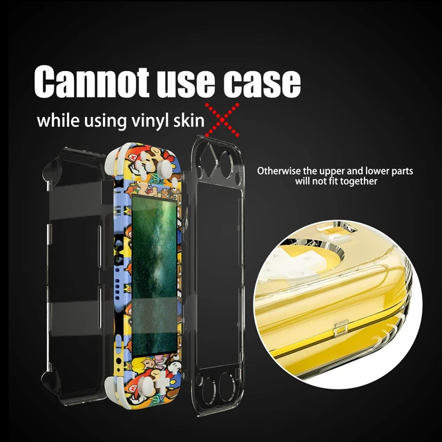 Alt view image 4 of 7 - Nintendo Switch Lite Clear Case, Slim Hard Protective Shell, Clear | Nintendo Switch Lite case with hard plastic shell, anti-slip grip and precise cutouts for ports, buttons and charging