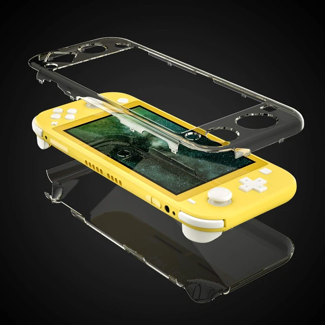 Alt view image 3 of 7 - Nintendo Switch Lite Clear Case, Slim Hard Protective Shell, Clear | Nintendo Switch Lite case with hard plastic shell, anti-slip grip and precise cutouts for ports, buttons and charging
