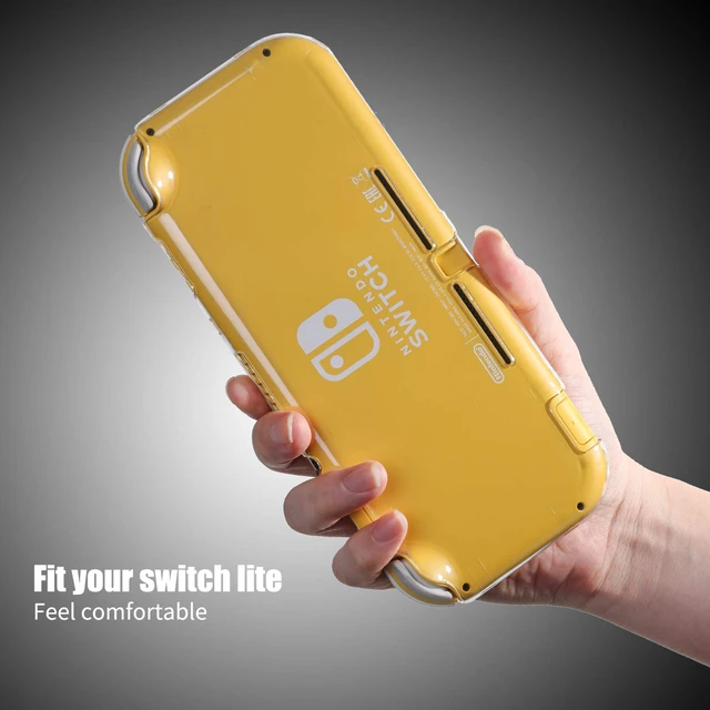 Alt view image 6 of 7 - Nintendo Switch Lite Clear Case, Slim Hard Protective Shell, Clear | Nintendo Switch Lite case with hard plastic shell, anti-slip grip and precise cutouts for ports, buttons and charging