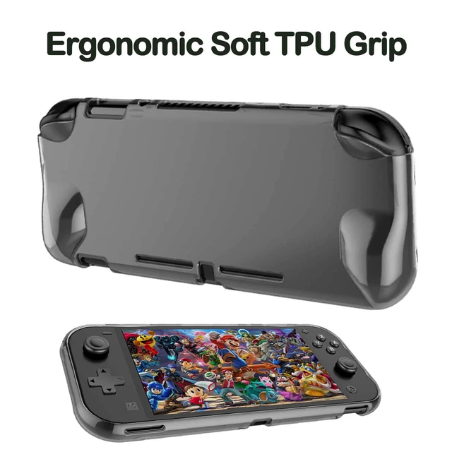 Alt view image 2 of 6 - Accessories Kit for Nintendo Switch Lite - Accessories Bundle with Carrying Case, Protective Cover case, 2-Pack Tempered Glass Screen Protector, Adjustable Play Stand, 6 Thumb Grips