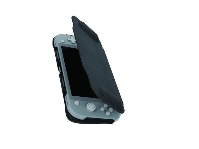 Alt view image 2 of 7 - Nintendo Switch Lite Flip Cover Case - Grey - Nintendo Switch