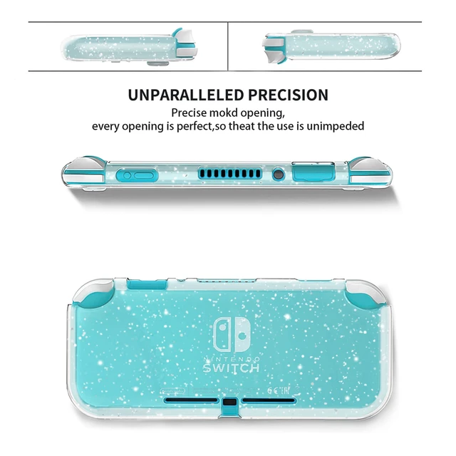 Alt view image 2 of 7 - Protective Case for Nintendo Switch Lite, Glitter Bling Soft TPU Cover with Shock-Absorption and Anti-Scratch Design Protective Case - Crystal Glitter