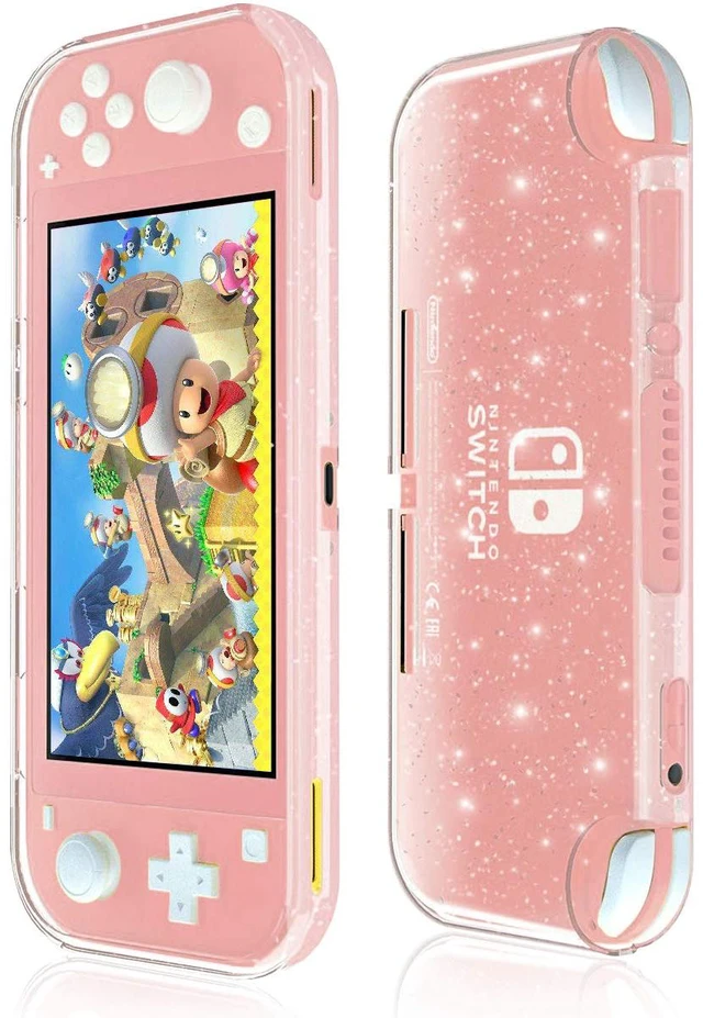 Main image of Protective Case, Liquid Crystal Glitter Bling Soft TPU Cover with Shock-Absorption and Anti-Scratch Protective Case-for Nintendo Switch Lite 2019