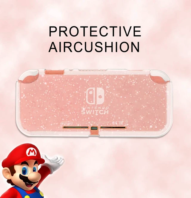 Alt view image 5 of 7 - Protective Case, Liquid Crystal Glitter Bling Soft TPU Cover with Shock-Absorption and Anti-Scratch Protective Case-for Nintendo Switch Lite 2019